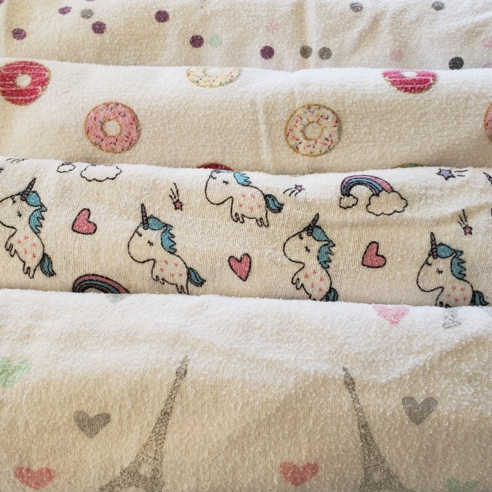 Burp Cloths - Bundle of 4